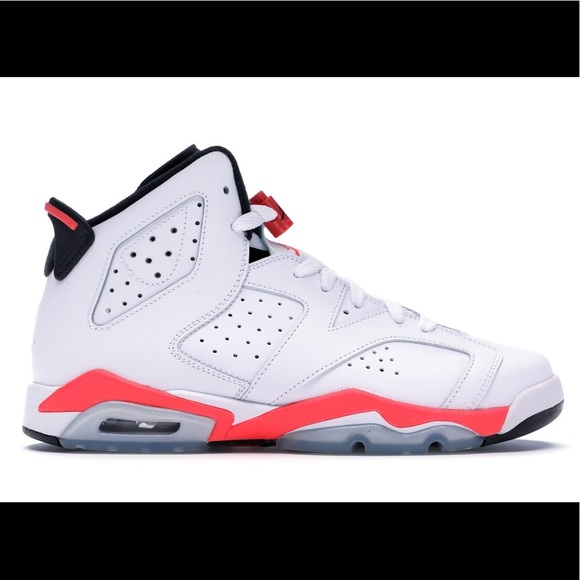 Like New Air Jordan VI (6) Retro White/Infrared - Picture 7 of 7
